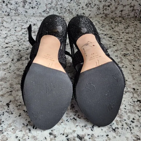 Giuseppe Zanotti heels embellished with crystals EU Sz 40 Mint condition - Picture 15 of 17